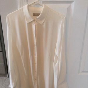 Everlane clean silk relaxed shirt